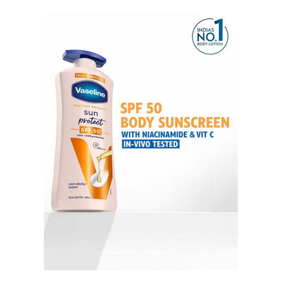 Vaseline Sun Protect SPF 50 PA++++ Lotion UVA + UVB Protection with Niacinamide - 400ml