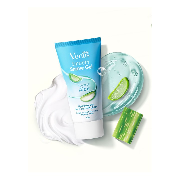 Gillette Venus Smooth Shave Gel with Aloe Vera - 60 g