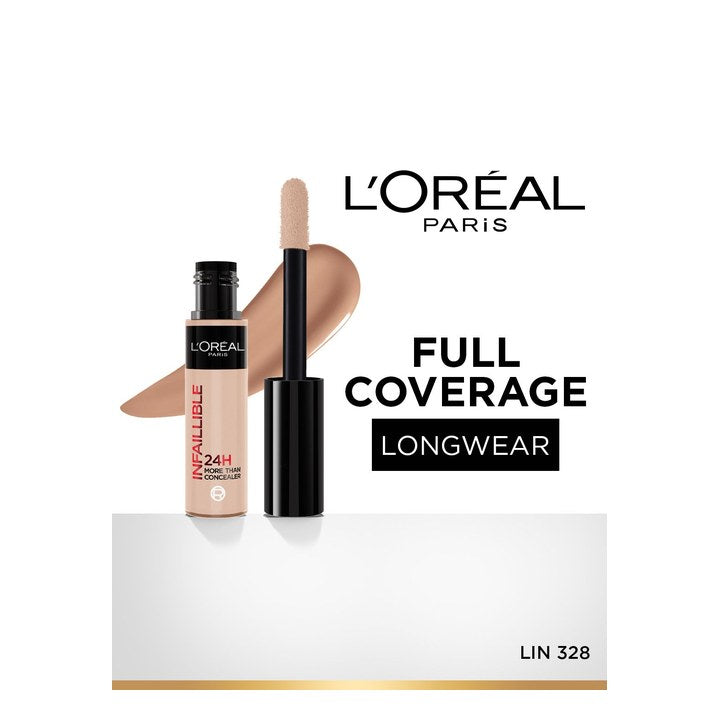 LOreal Paris Infallible 24H Full Wear More Than Concealer 11ml - Lin 328