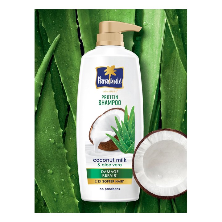 Parachute Advansed Damage Repair Protein Shampoo with Coconut Milk & Aloe Vera - 1 L