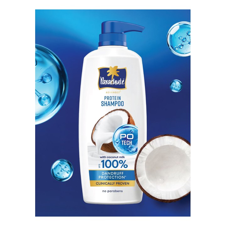 Parachute Advansed Dandruff Protection Protein Shampoo with Coconut Milk - 1L