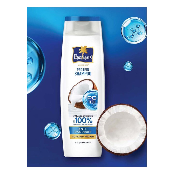 Parachute Advansed Dandruff Protection Protein Shampoo with Coconut Milk - 340 ml