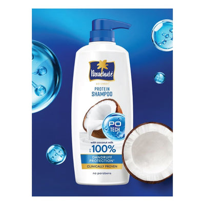 Parachute Advansed Dandruff Protection Protein Shampoo with Coconut Milk - 650 ml