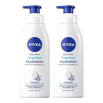 Nivea Set of 2 Express Hydration Deep Moisture Serum - 400 ml each