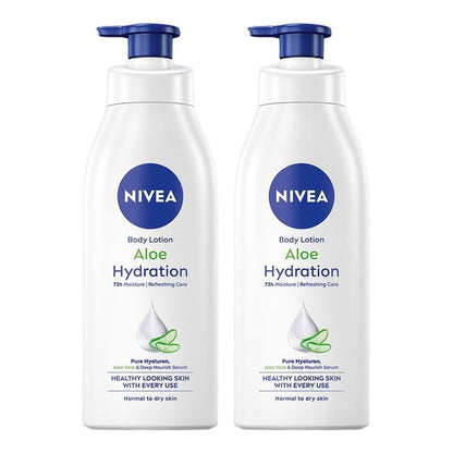 Nivea Women Set of 2 Aloe Hydration Body Lotion - 400 ml each