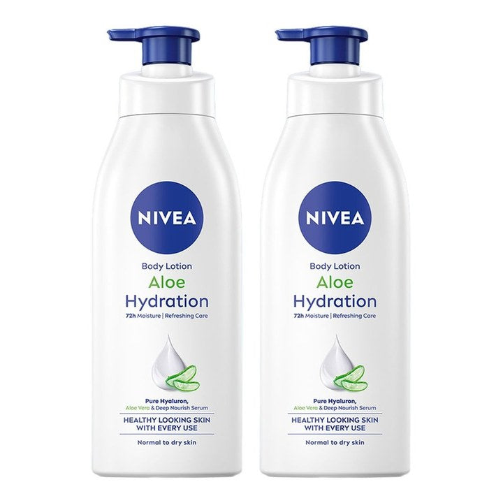 Nivea Women Set of 2 Aloe Hydration Body Lotion - 400 ml each