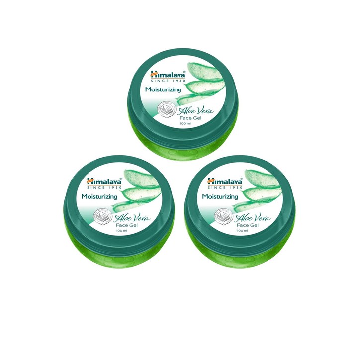 Himalaya Set of 3 Moisturizing Non Sticky Aloe Vera Face Gel