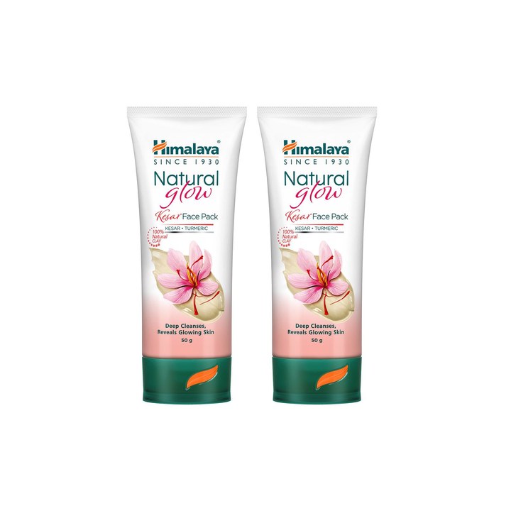 Himalaya Set of 2 Natural Glow Kesar Face Pack
