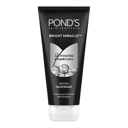 Ponds Bright Miracle Detox Facewash with 10X Power of Charcoal - 200g
