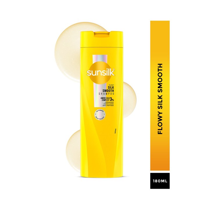 Sunsilk Flowy Silk Smooth Shampoo - 180 ml
