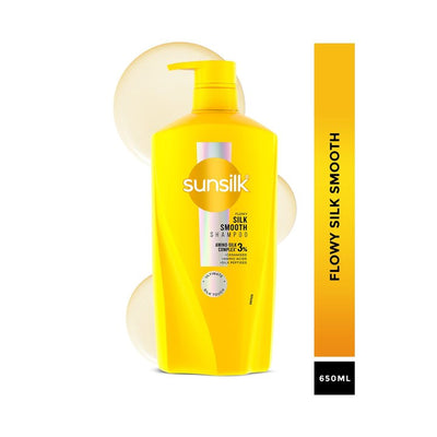Sunsilk Flowy Silk Smooth Shampoo - 650 ml