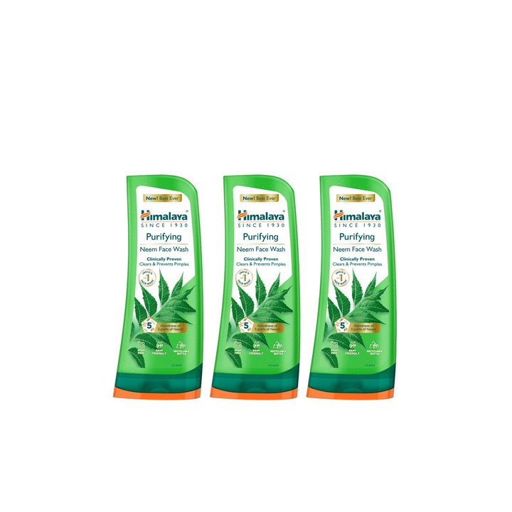 Himalaya Set of 3 Purifying Neem Face Wash 300ml