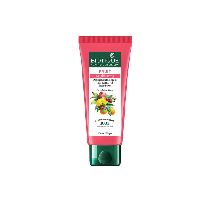 Biotique Bio Fruit Whitening & Depigmentation Face Pack - 50g