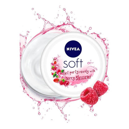 Nivea Unisex Soft Berry Blossom Mositurizer 100 ml