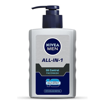 Nivea Men Oil Control All-In-1 Face Wash with Cooling Menthol - 150 ml