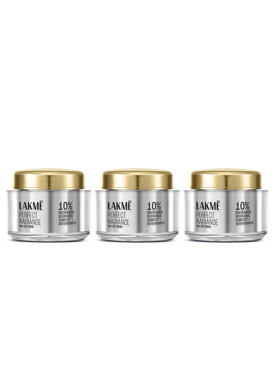 Lakme Set of 3 Perfect Radiance Day Gel Creme - 50g each