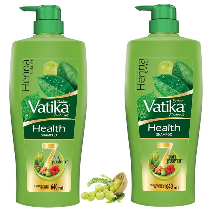 DABUR VATIKA Vatika Health Shampoo Heena & Amla Pack of -2 (1280 ml)