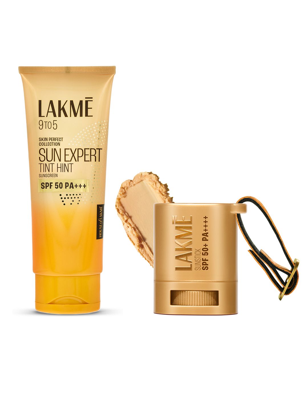 Lakme Set of SPF50 Mini Sunstick - 8g & Tinted Sunscreen - 100ml