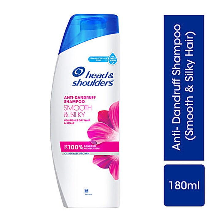 Head & Shoulders Anti-Dandruff Shampoo - Smooth & Silky (180 ml)