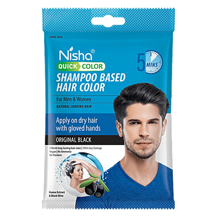 Nisha Quick Shampoo Based Hair Color (20 ml)