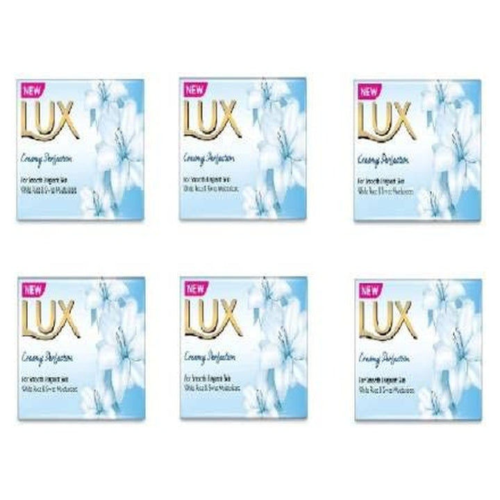 LUX International soap 125 gm pack of 6 pcs (6 x 125 g)
