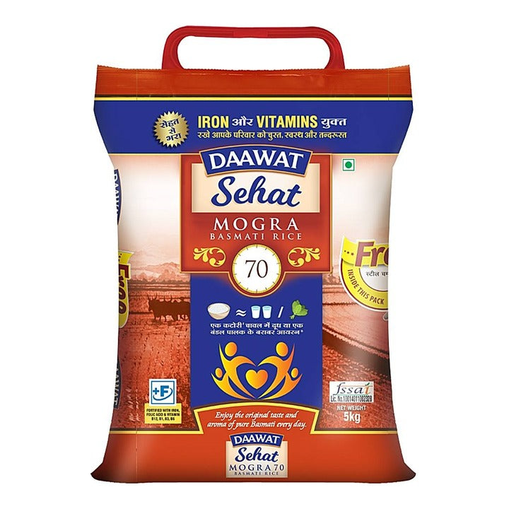 Daawat Sehat Mogra Basmati Rice : 5 kgs