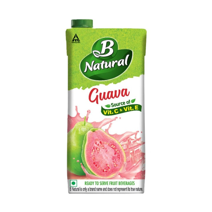 B Natural Guava Juice, Vit C & E, 1 litre
