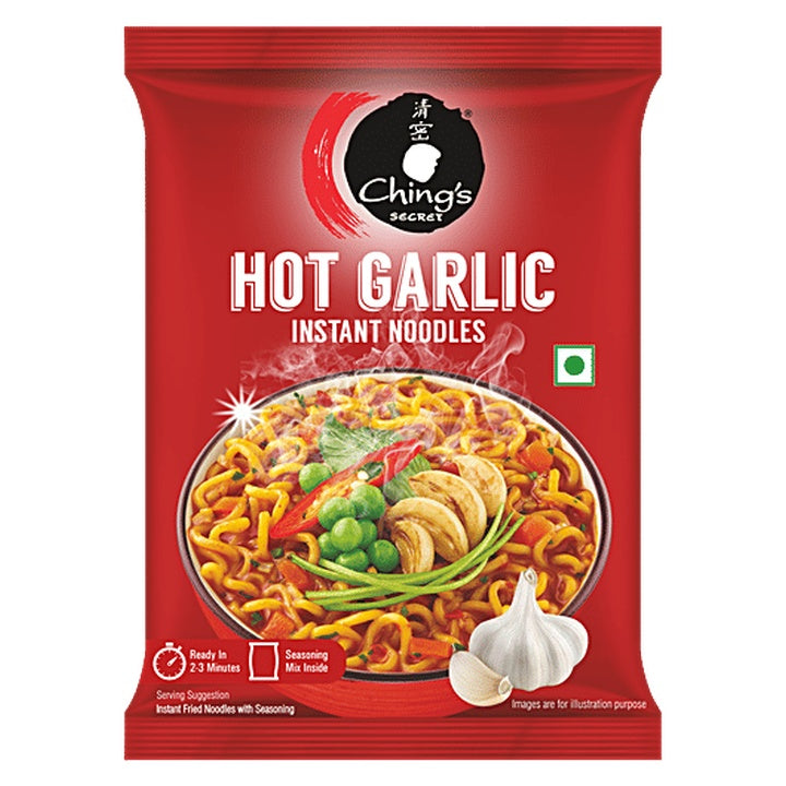 Ching's Secret Hot Garlic Instant Noodles (60 g)
