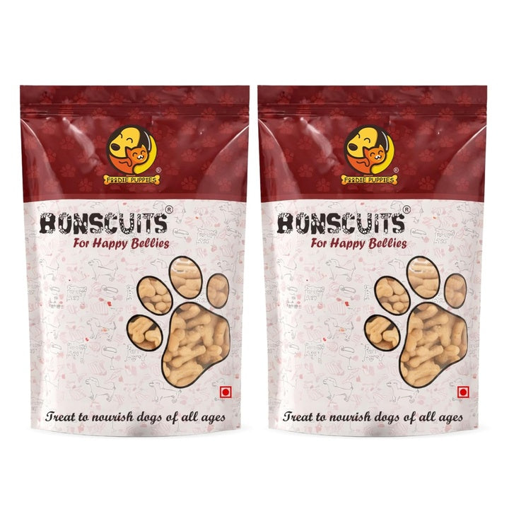 Foodie Puppies Dog Biscuits - (2Kg) Chicken Flavor Bone-Shape Oven Baked Treats with Crunchy Texture | Healthy, Nutritious Pet Snacks for Training, Dental Care & Daily Use | All Dog Breeds & Sizes