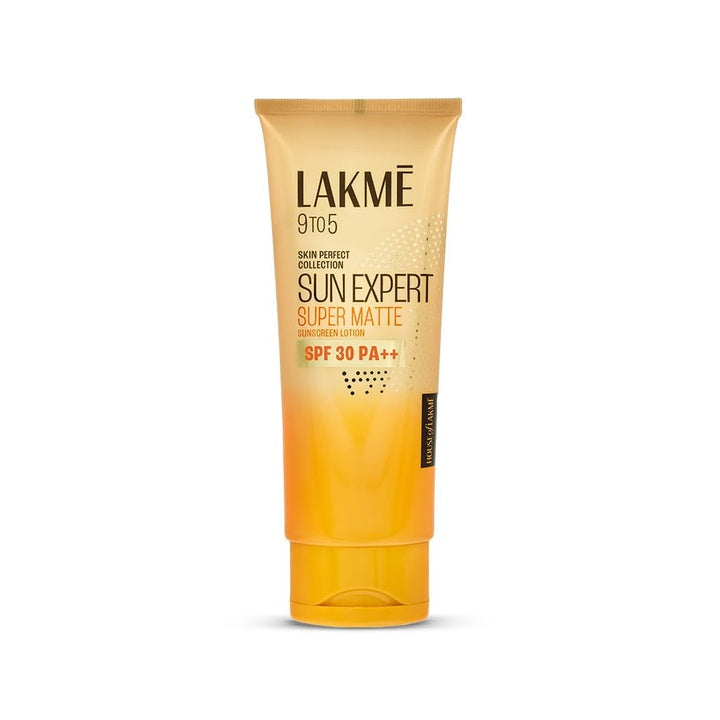 Lakmē Sun Expert SPF 30 PA++ Ultra Matte Lotion Sunscreen with Niacinamide | Helps reduce pigmentation | Non-sticky | For All Skin Types, For UVA/B Protection,No White Cast 50ml