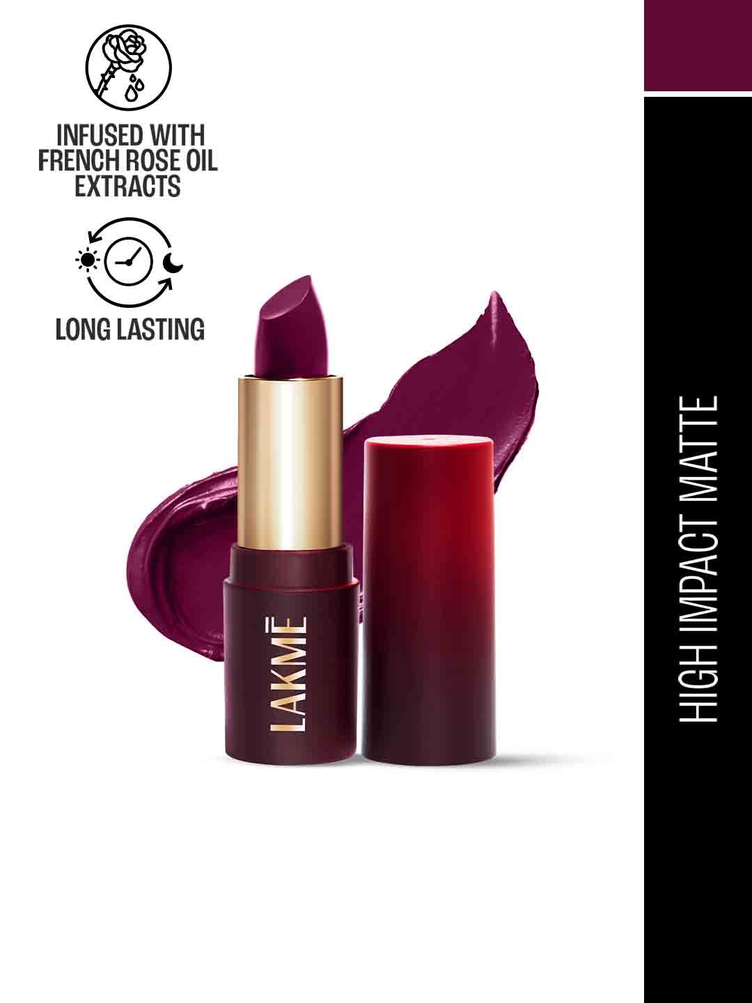 Lakme Cushion Matte Lipstick - Purple Diamond CM5