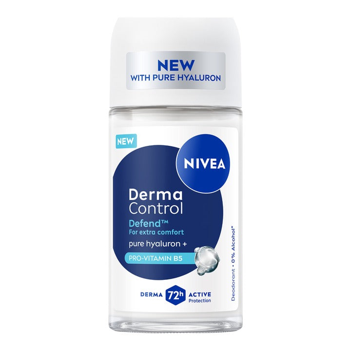 Nivea Deodorant Pure Hyaluron + Pro-Vitamin B5 Roll On : 50 ml