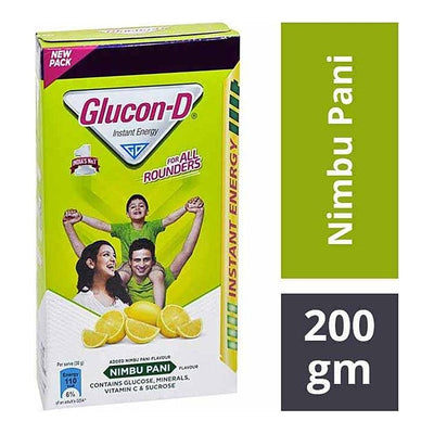 Glucon-D Instant Energy Nimbu Pani : 200 g