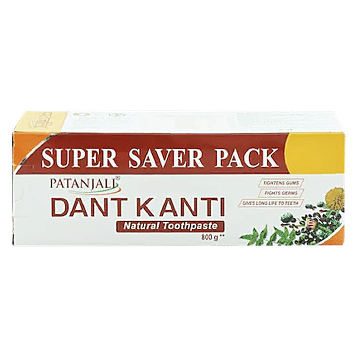Patanjali Dant Kanti Natural Toothpaste - Value Pack (800 g)