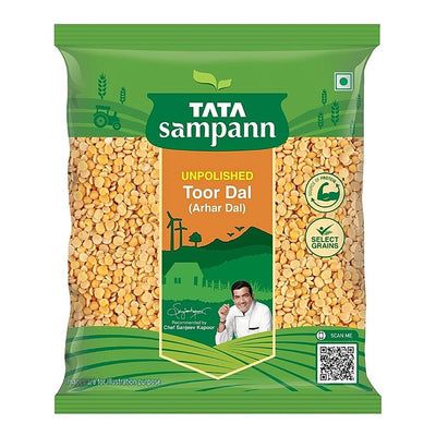 Tata Sampann Unpolished Toor Dal : 500 g
