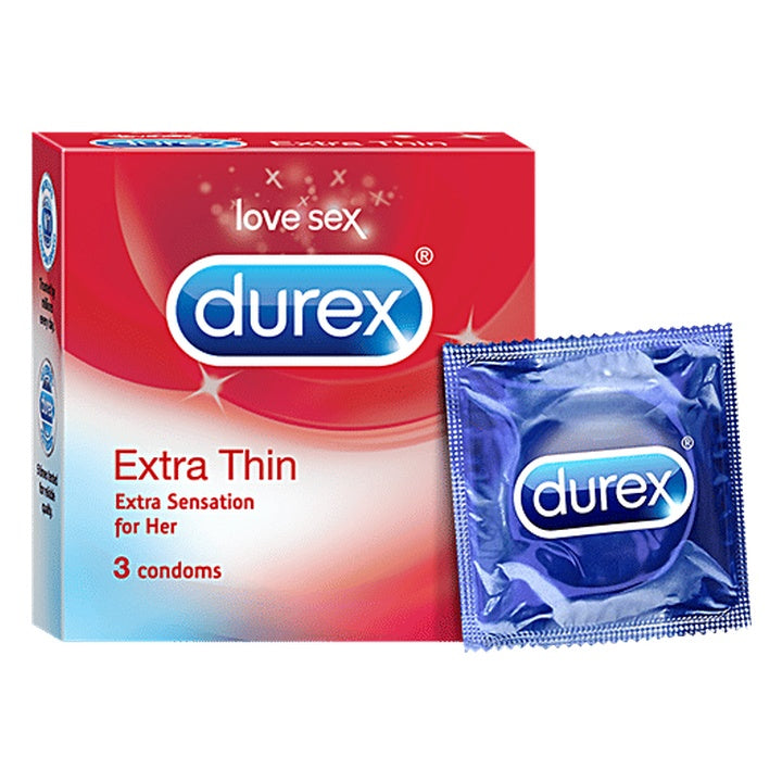 Durex Condoms - Extra Thin (3 pcs)