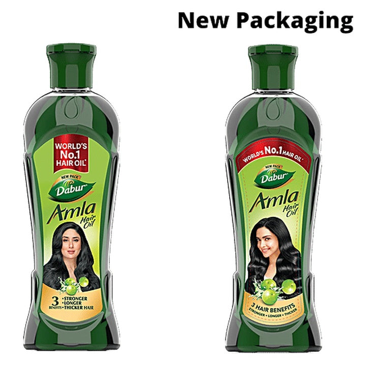 Dabur Amla Amla Hair Oil - For Stronger, Longer & Thicker Hair, Rich In Vitamin C (90 ml)