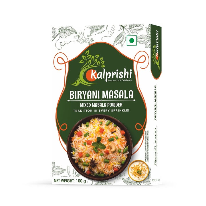 Kalprishi Premium Biryani Masala 100g | Authentic Indian Biryani | Rice Spice Mix