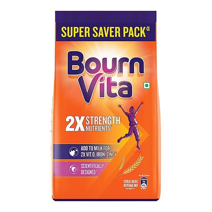 Bournvita Chocolate Drink Mix Pouch : 1 kg