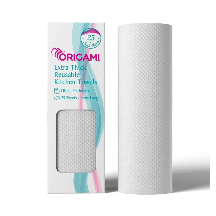 Origami Non-Woven Kitchen Towel | Pack of 1 | 25 Pulls Each