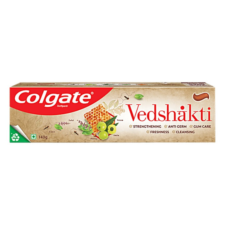 Colgate Vedshakti Toothpaste - With Neem, Clove & Honey (140 g)