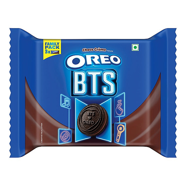 Cadbury Oreo Chocolate Creme Flavoured Sandwich Biscuit : 275.55 g