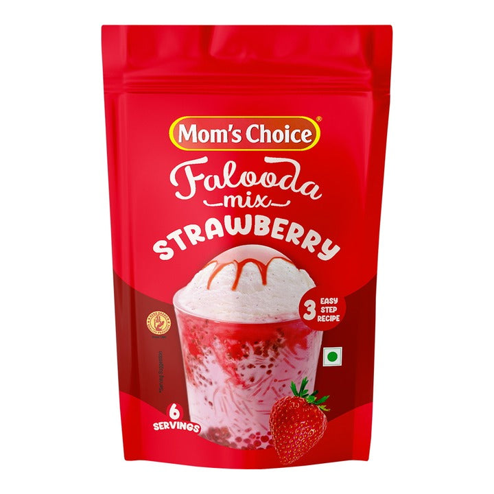 Mom's Choice Falooda Mix - Strawberry : 200 g
