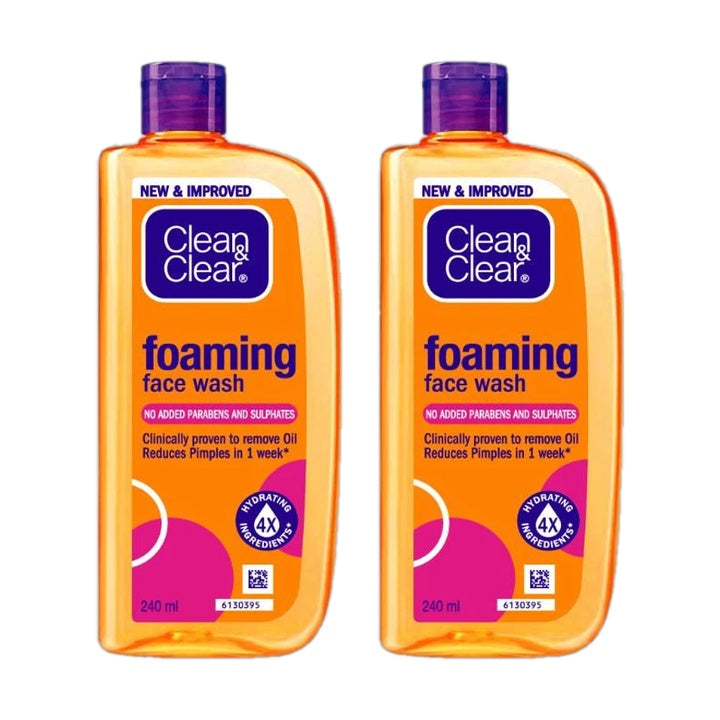 Clean & Clear Foaming Face Wash (480 ml)