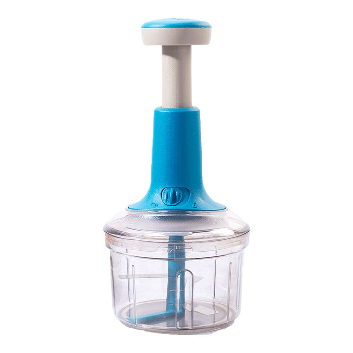Wonderchef Glory Push Chopper - Blue : 800 ml