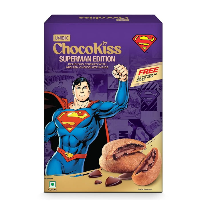 Unibic Choco Kiss Cookies 250 Grams, Filled with Chocolate, Rich & Indulgent Snack Delicious Creamy Flavors, Crunchy and Choco Cream Centred Biscuits Made for Chocoholics