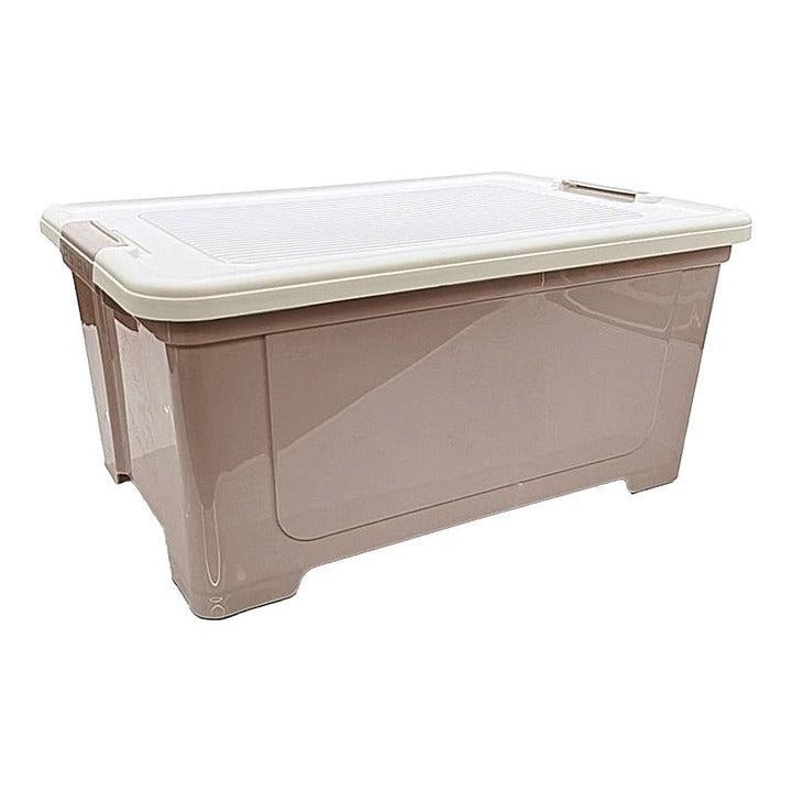 Asian Regal Roller Plastic Storage Box (Grey) - 54 L : 1 Unit