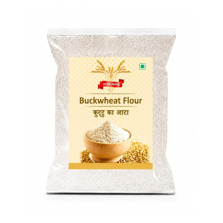 Sambhojanam Kuttu ka Atta, 1Kg | Stone Grounded Buckwheat flour for Vrat | Fresh Kuttu flour Rich in dietry Fibre for Fasting| Gluten Free Kuttu Atta | Helps to Lose Weight | Upwass Ke Liye
