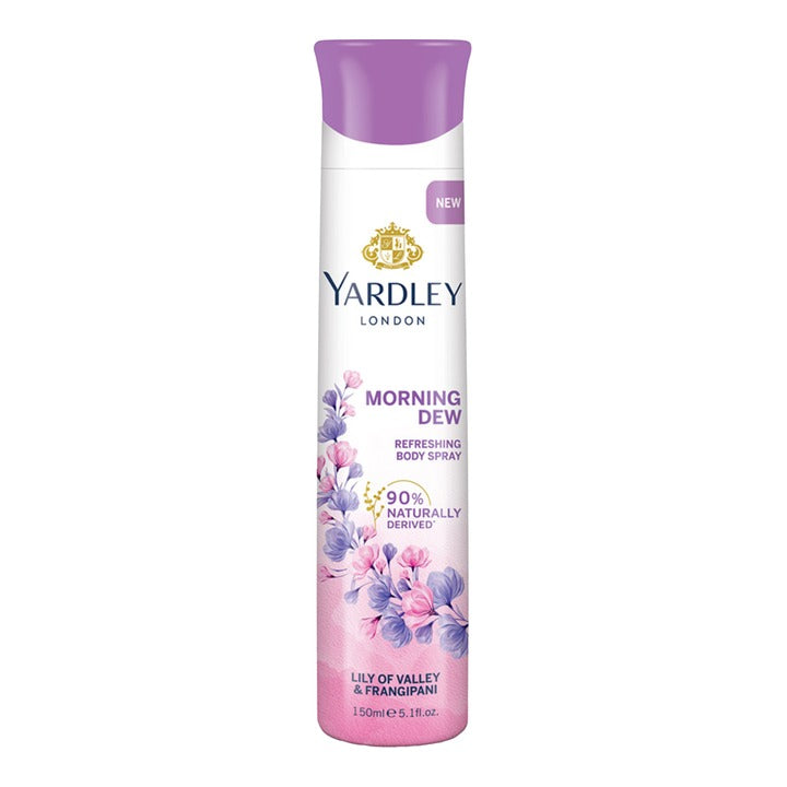 Yardley London Morning Dew Body Spray : 150 ml