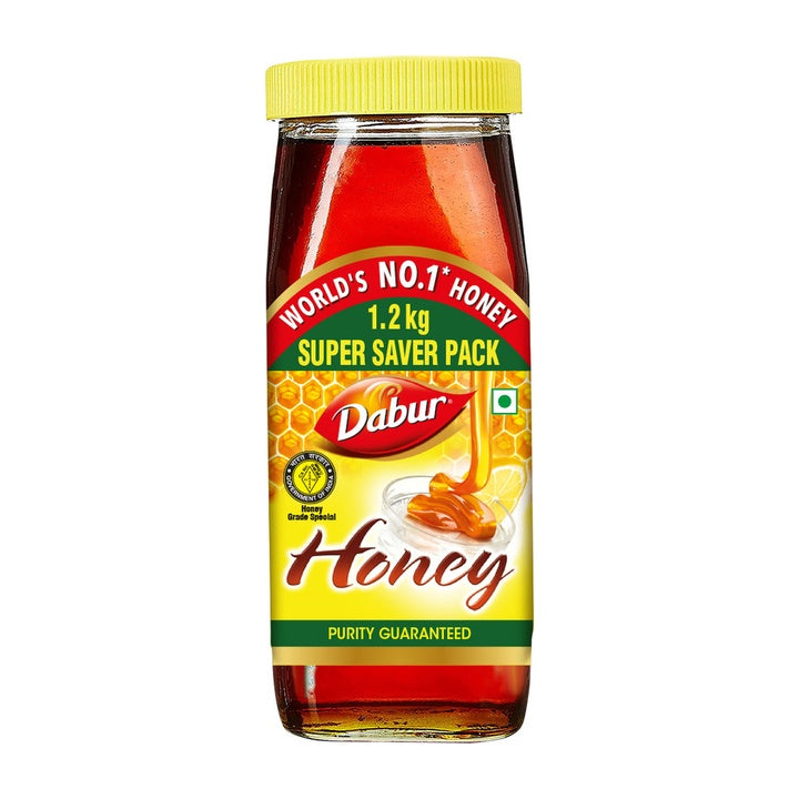Dabur Honey 1.2kg | Easy-to-Use Pack | Ideal for Everyday Consumption (1.2 kg)